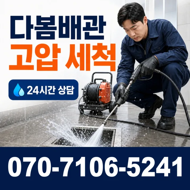 충남 공주시 의당면 신성길 배관청소 상담 이미지 4